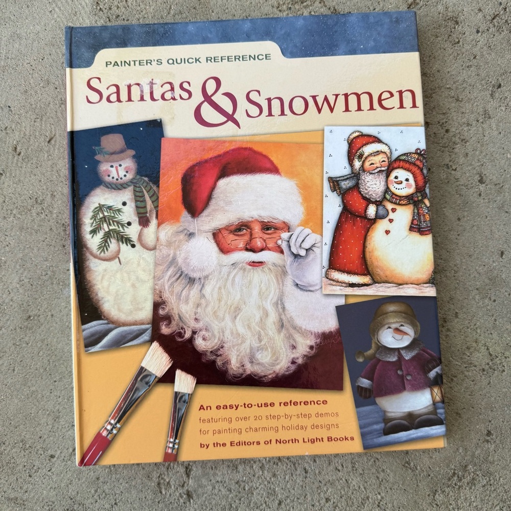 Santas & Snowmen Painter's Quick Reference Book